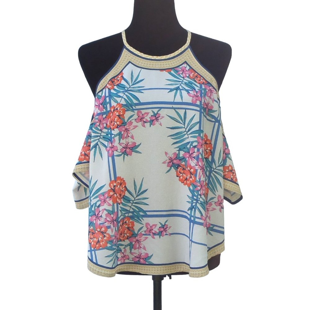 Flying Tomato Cold Shoulder Blouse